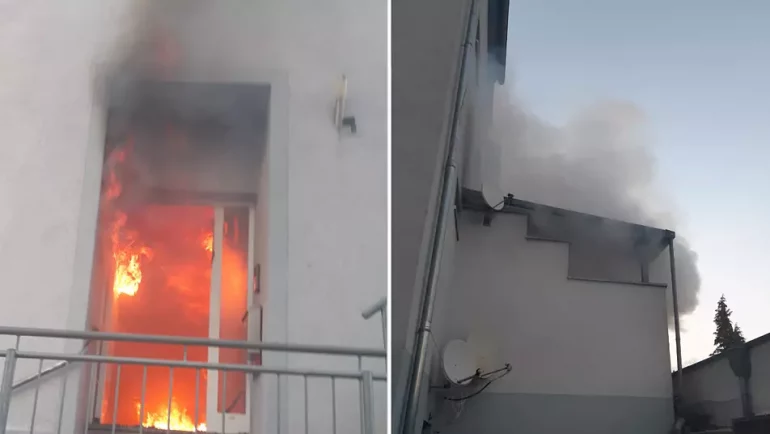 In Brückes war in der Küche eines Dreifamilienhauses ein Brand ausgebrochen. Foto: Feuerwehr Bad Kreuznach